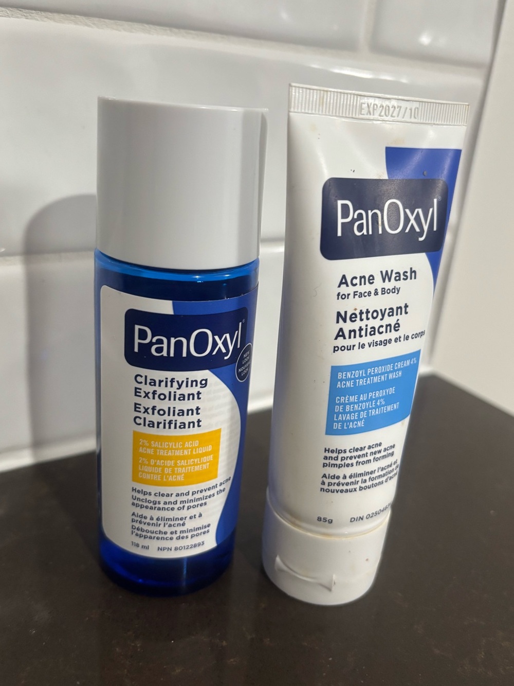 PanOxyl Clarifying Exfoliant & Acne Wash Bundle